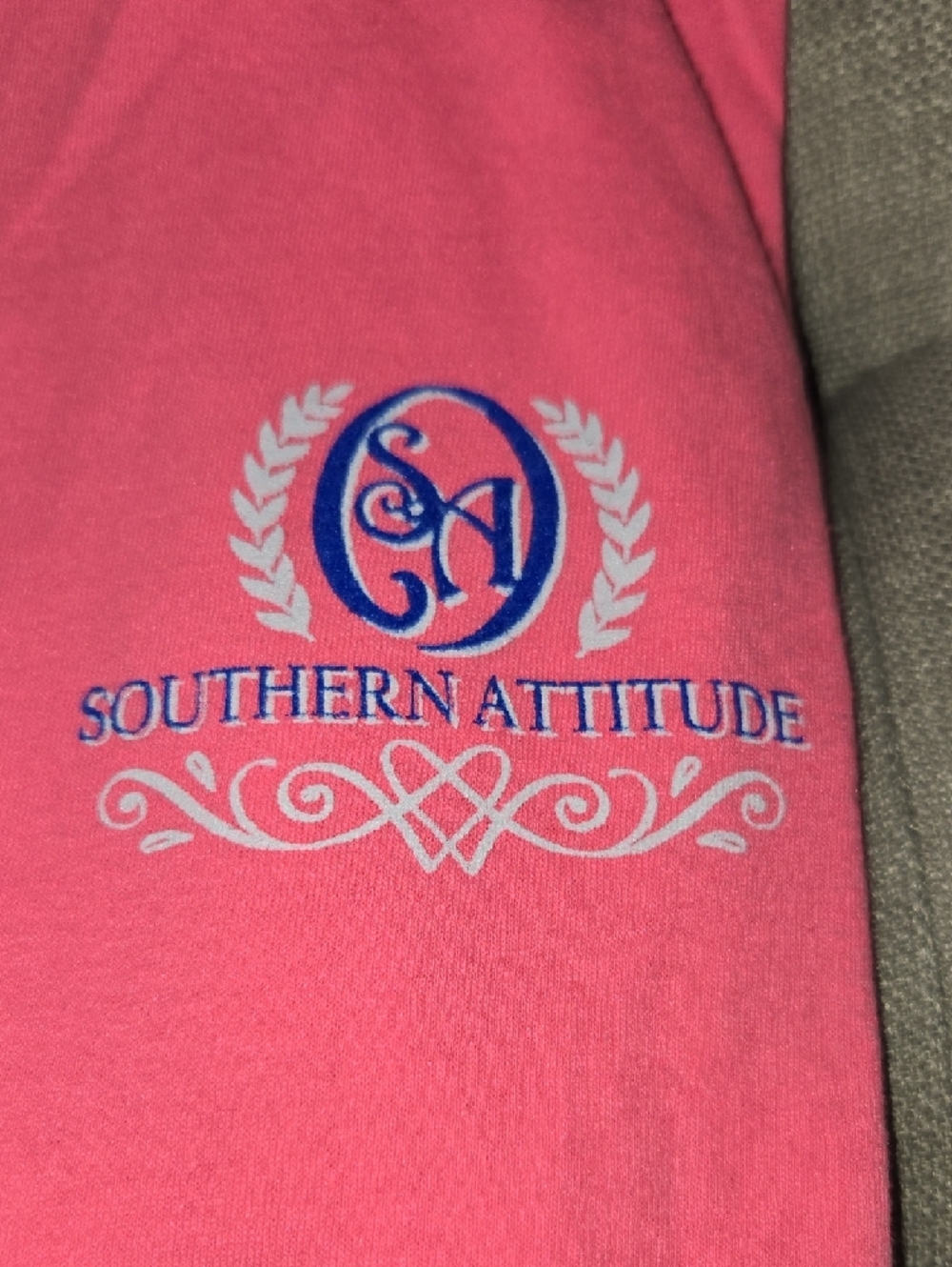 Port and Company Coral Pink Short Sleeve Tee